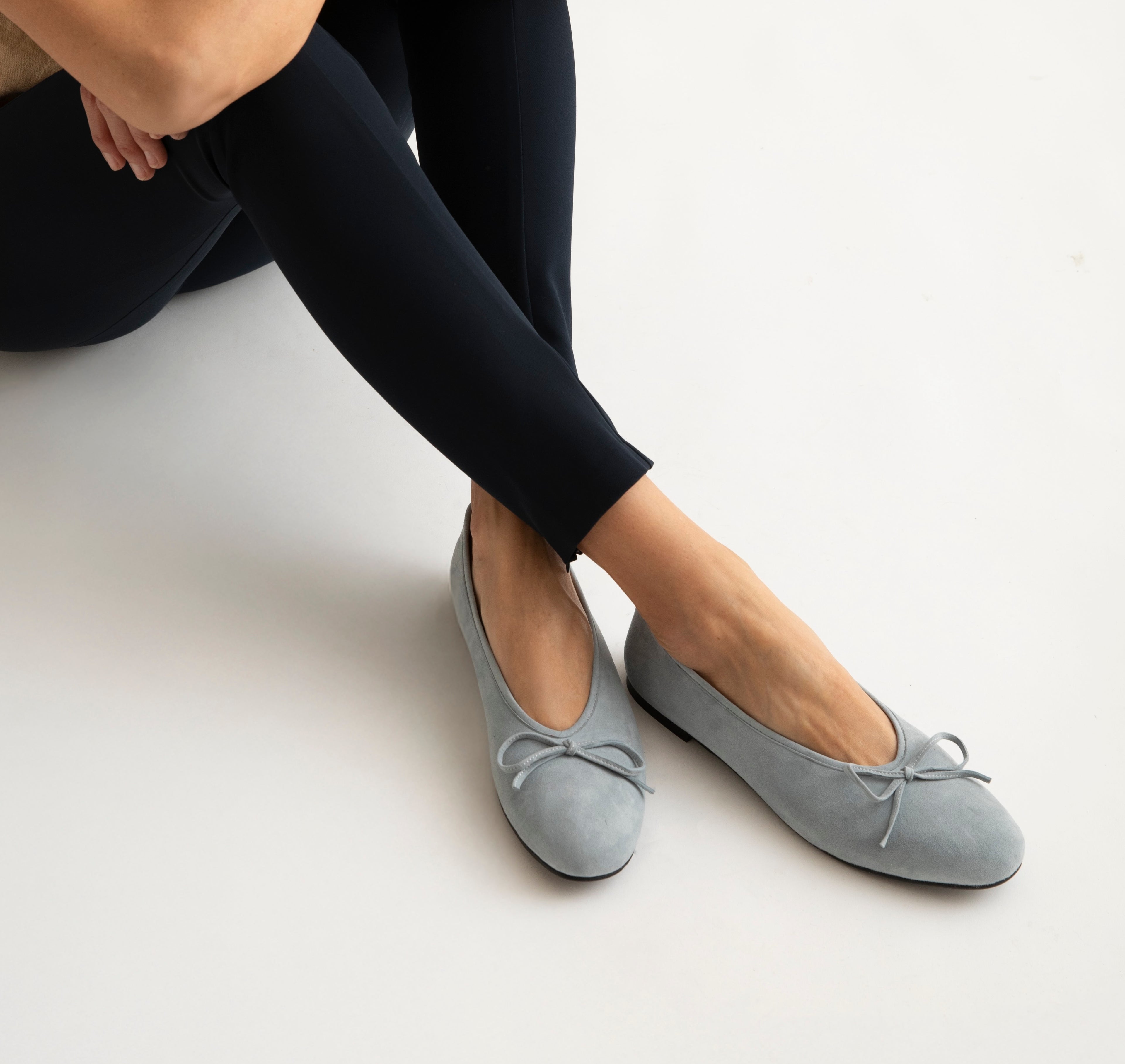 Bebe Mavi Süet Melin Ballerina
