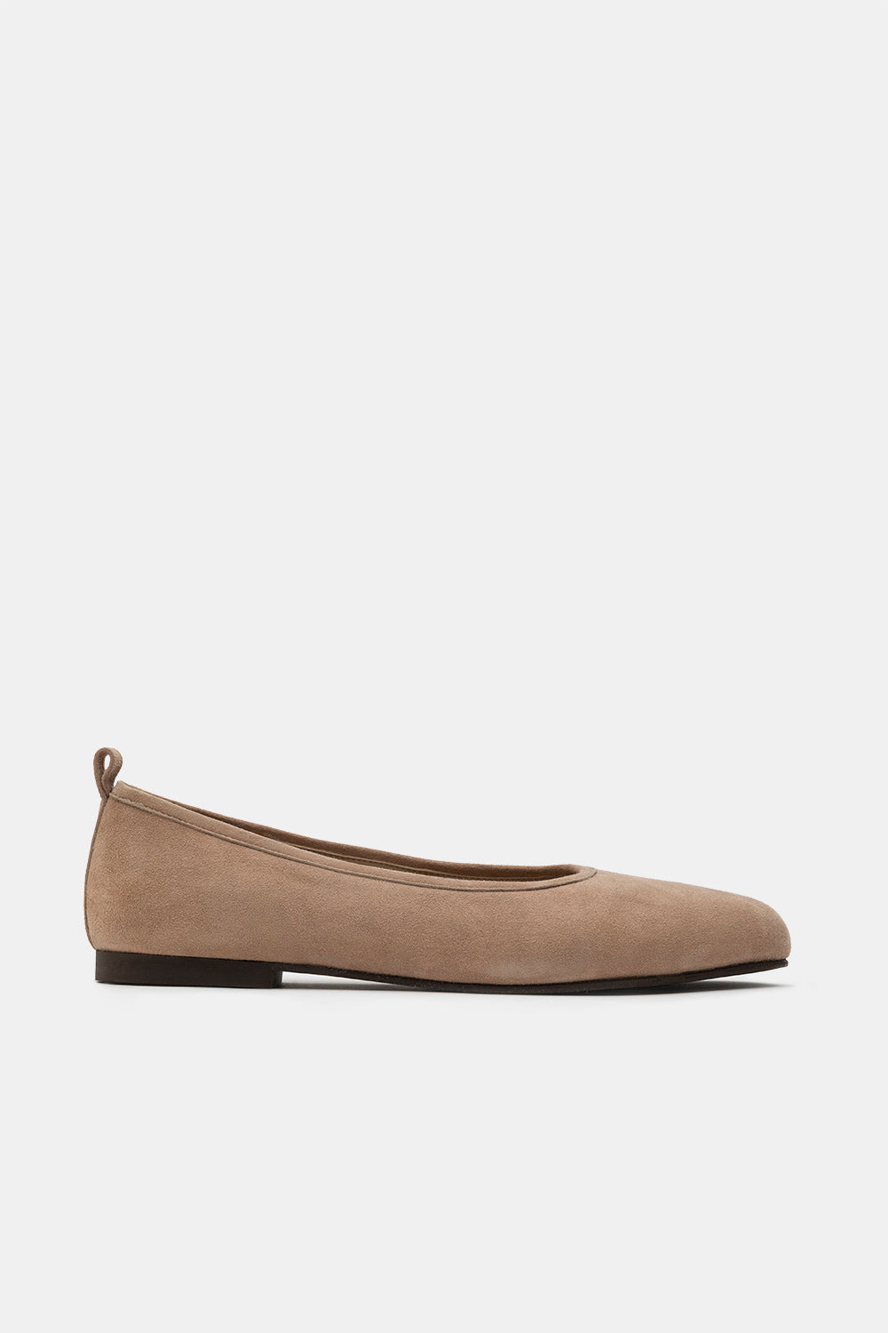 Powder Suede Liola Minimal Ballerinas