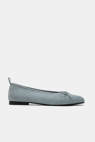 Baby Blue Suede Melin Ballerina