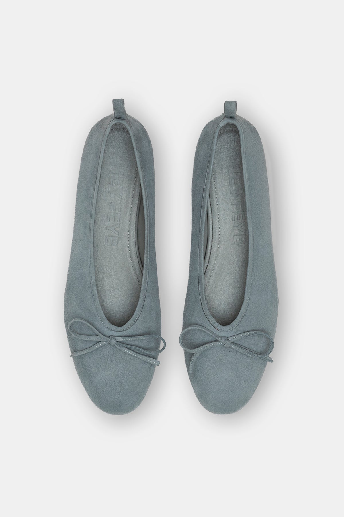 Baby Blue Suede Melin Ballerina
