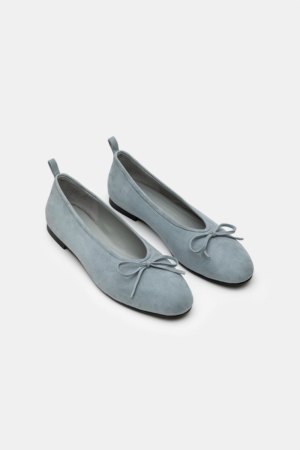 Baby Blue Suede Melin Ballerina