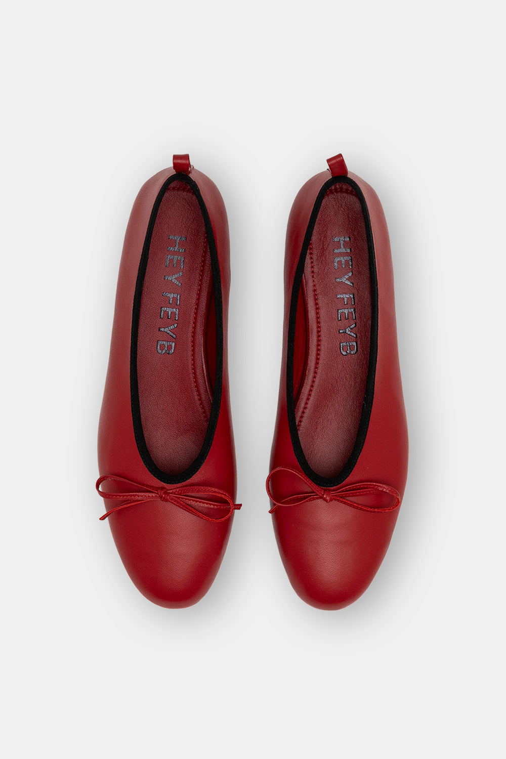 Red Lambskin Melin Ballerina